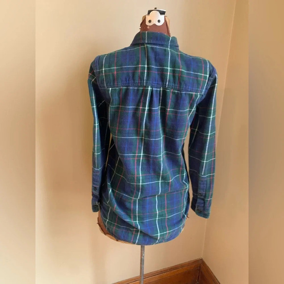 Madewell flannel, classic fit flannel plaid shirt - Picture 5 of 7
